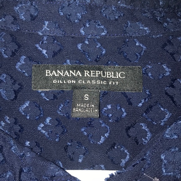 Navy Blue Textured Blouse - Picture 4 of 4